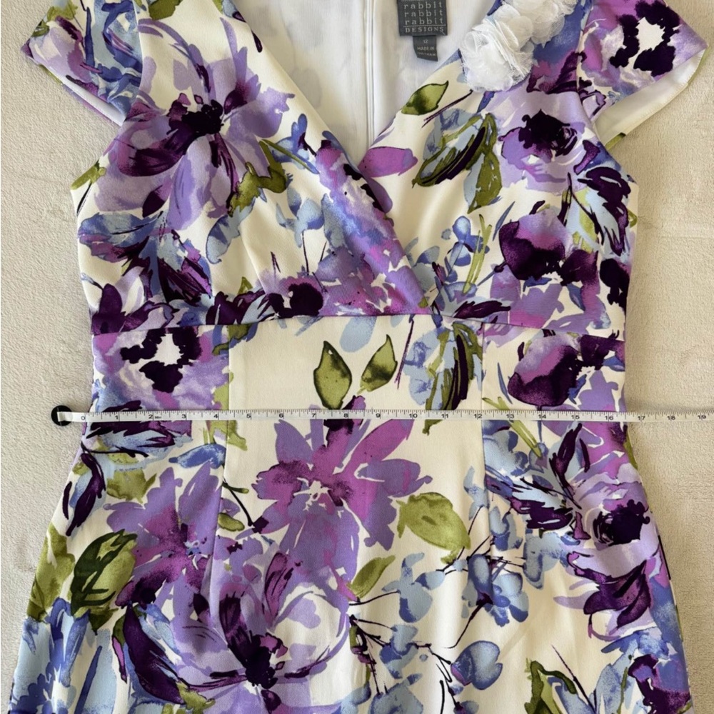 Floral Formal Sheath Dress Size 12 Rabbit Rabbit Rabbit brand - Picture 9 of 15